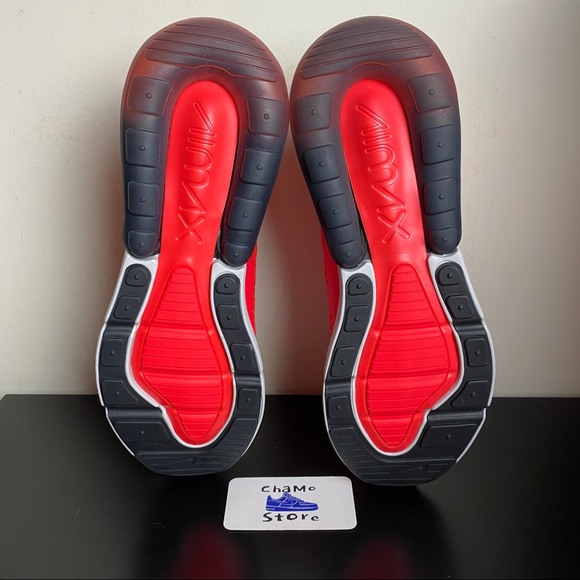 Nike Air Max 270 Men’s Red Orbit Black Grey - Picture 7 of 9